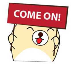 A Mischievous Teddy Bear sticker #12419494