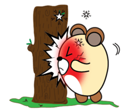 A Mischievous Teddy Bear sticker #12419496