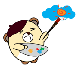 A Mischievous Teddy Bear sticker #12419499