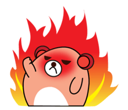 A Mischievous Teddy Bear sticker #12419503