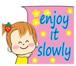 A Little Cute and Lovely Girl, Messages2 sticker #12419920