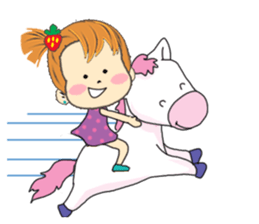 A Little Cute and Lovely Girl, Messages2 sticker #12419937