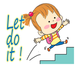 A Little Cute and Lovely Girl, Messages2 sticker #12419942