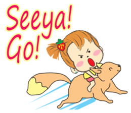 A Little Cute and Lovely Girl, Messages2 sticker #12419945