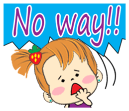 A Little Cute and Lovely Girl, Messages2 sticker #12419953