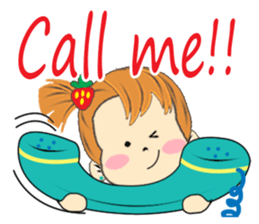 A Little Cute and Lovely Girl, Messages2 sticker #12419954