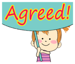 A Little Cute and Lovely Girl, Messages2 sticker #12419955