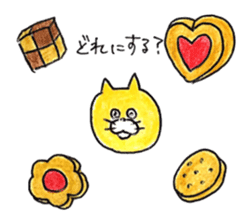 Cat and Sweets sticker #12420105