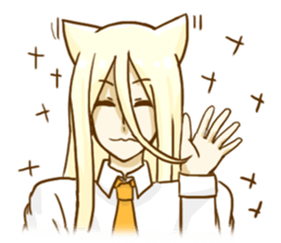 Breast Cat sticker #12420396