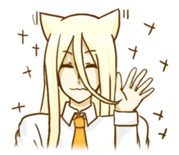 Breast Cat sticker #12420396