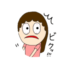 Insomnia girl sticker sticker #12420640