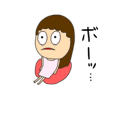 Insomnia girl sticker sticker #12420647