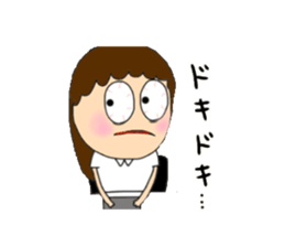 Insomnia girl sticker sticker #12420648