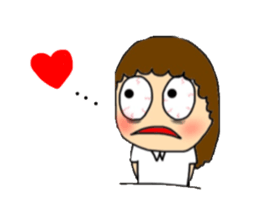 Insomnia girl sticker sticker #12420653