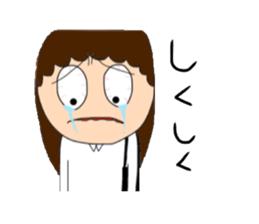 Insomnia girl sticker sticker #12420660