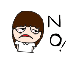 Insomnia girl sticker sticker #12420661