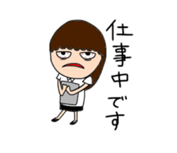 Insomnia girl sticker sticker #12420672