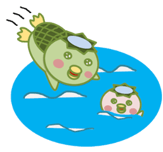 Go! go! "Kappachan" (summer version) sticker #12421055