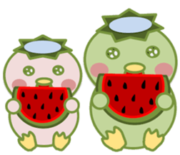 Go! go! "Kappachan" (summer version) sticker #12421057