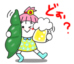 Everyday words of Pink-chan7 sticker #12421250