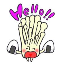 Mr. realistic mushroom sticker #12421623