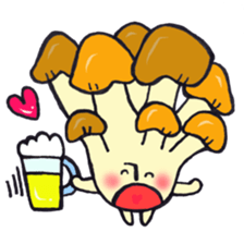 Mr. realistic mushroom sticker #12421632