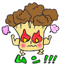 Mr. realistic mushroom sticker #12421637