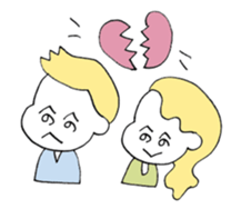 Pretty girls with a cat sticker #12422098