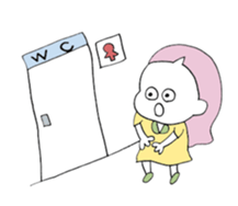 Pretty girls with a cat sticker #12422110