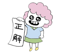 Pretty girls with a cat sticker #12422116