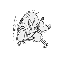 Fire old man sticker #12422131