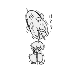 Fire old man sticker #12422147