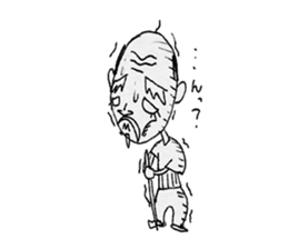 Fire old man sticker #12422148