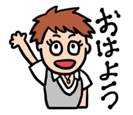 3-A 30 students sticker #12422446