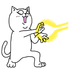 Sticker replied by a word.