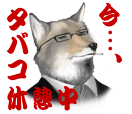 Vulpes ferrilata real life sticker #12422606