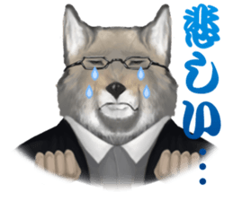 Vulpes ferrilata real life sticker #12422609