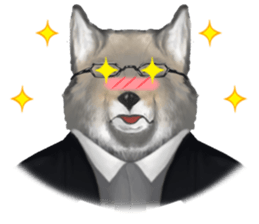 Vulpes ferrilata real life sticker #12422610