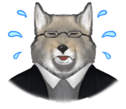 Vulpes ferrilata real life sticker #12422612