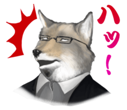 Vulpes ferrilata real life sticker #12422615