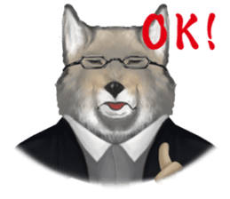 Vulpes ferrilata real life sticker #12422617