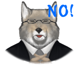 Vulpes ferrilata real life sticker #12422618