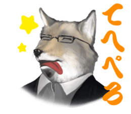 Vulpes ferrilata real life sticker #12422620