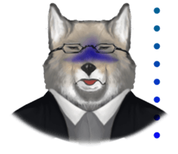 Vulpes ferrilata real life sticker #12422631