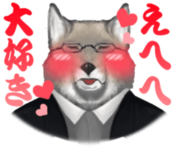 Vulpes ferrilata real life sticker #12422643