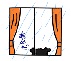 Black Toy Poodle YOMOGI sticker #12423137