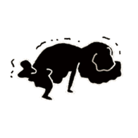 Black Toy Poodle YOMOGI sticker #12423143