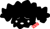 Black Toy Poodle YOMOGI sticker #12423161