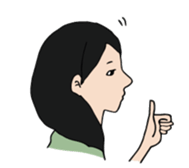 Face plofile sticker #12423375