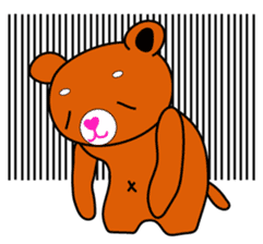 Couple of the cute bear sticker #12424053